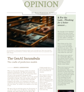 An opinion piece on the promises + the pitfalls of GenAI.